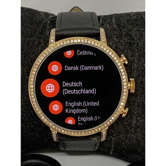 Fossil Gen 4 Authentic Digital Dial Smart Watch Custom Band FTW6015 LT312 - Picture 2 of 12